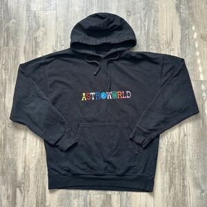 2018 Travis Scott Astroworld Wish You Were Here Concert Merch Hoodie Size L